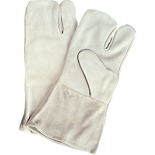 Gants de soudeur d'usage standard, Cuir de vache refendu, Taille Grand Absolute Business Supply