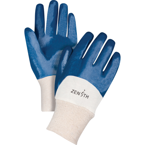 Gants &agrave; doublure interlock de poids moyen, 8/Moyen, R&ecirc;vetement Nitrile, Enveloppe en Coton Absolute Business Supply