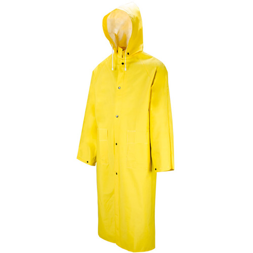 Manteaux longs Tornado, PVC, 5T-Grand, Jaune Absolute Business Supply