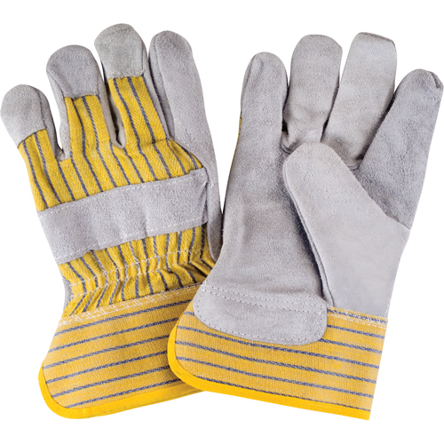 Premium Quality Fitters Gloves, Large, Split Cowhide Palm, Cotton Inner Lining Absolute Business Supply