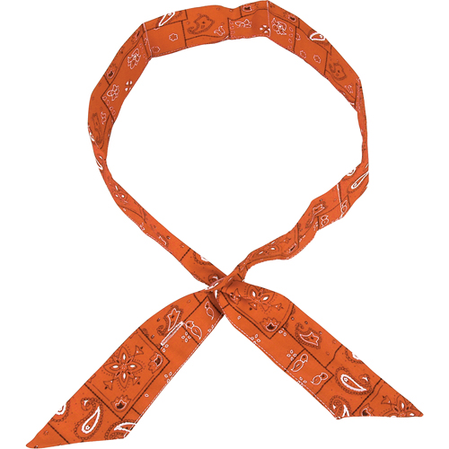 ALLEGRO INDUSTRIES Cool Offs Bandana, High Visibility Orange Absolute Business Supply