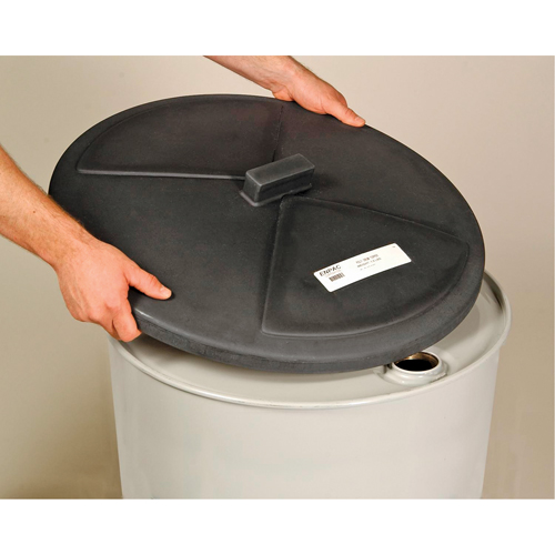Couvercles Poly-Drum Topper, Convient aux barils 55 gal. US (45,8 gal. imp.) Absolute Business Supply