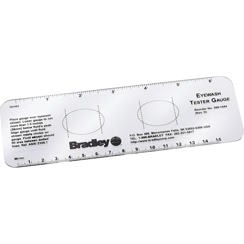 Manom&egrave;tres d'essai pour douche oculaire Absolute Business Supply