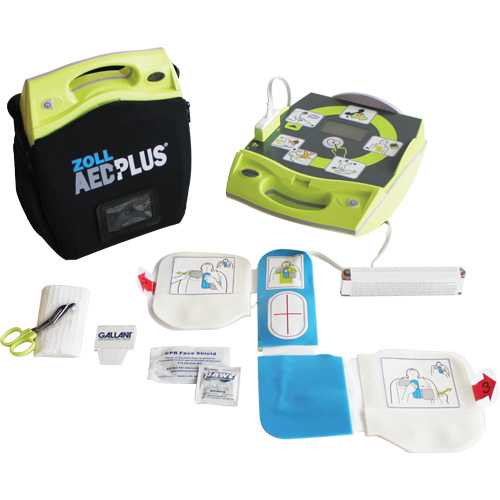 D&eacute;fibrillateur AED Plus, Semi-automatique, Anglais, Classe 4 Absolute Business Supply