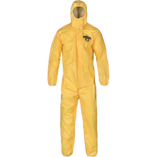 ChemMax 1 Coveralls, Small, Yellow Absolute Business Supply