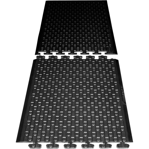 Tapis Rejuvenator Connect No 502, Polyur&eacute;thane, 3' la c, 3' lo, 5/8" &eacute;paisseur, Noir Absolute Business Supply