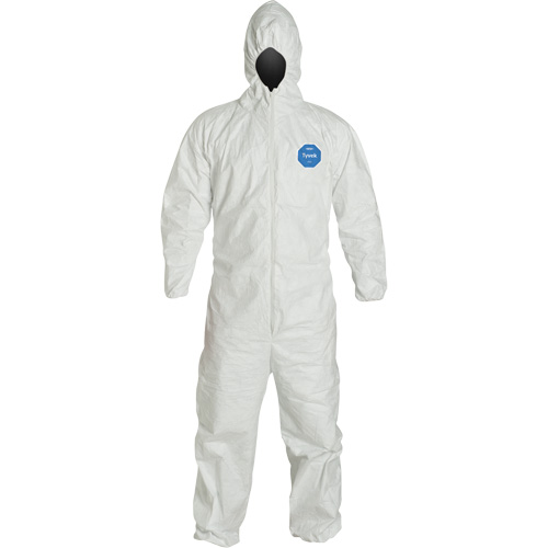 Hooded Coveralls, 3X-Large, White, Tyvek&reg; 400 Absolute Business Supply