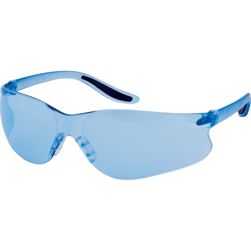 Z500 Series Safety Glasses, Blue Lens, Anti-Scratch, ANSI Z87+/Meets/Exceeds CSA Z94.3 Absolute Business Supply