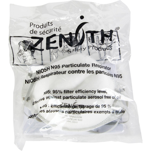Respîrateur contre les particules - Emballage pour machine distributrice, N95, Certifi&eacute; NIOSH, Moyen/grand Absolute Business Supply
