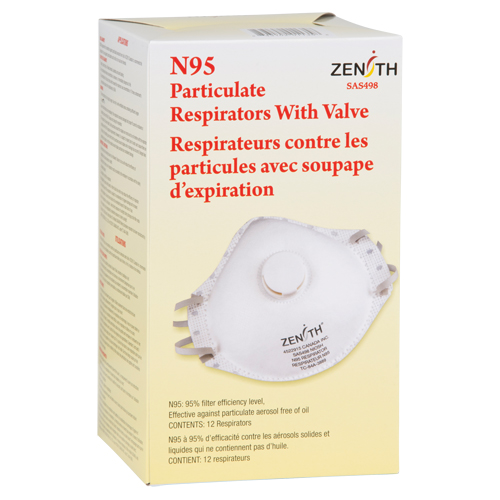 Respirateur contre les particules, N95, Certifi&eacute; NIOSH, Moyen/grand Absolute Business Supply