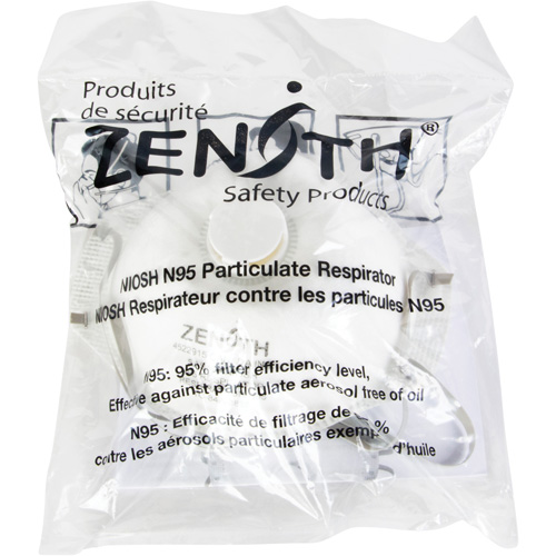 Respîrateur contre les particules - Emballage pour machine distributrice, N95, Certifi&eacute; NIOSH, Moyen/grand Absolute Business Supply