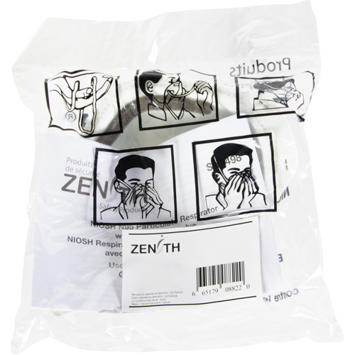 Respîrateur contre les particules - Emballage pour machine distributrice, N95, Certifi&eacute; NIOSH, Moyen/grand Absolute Business Supply