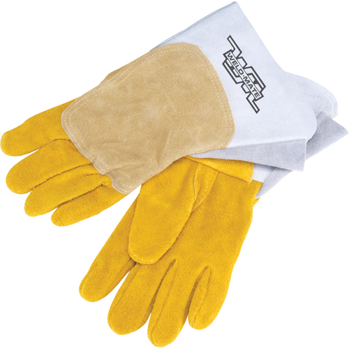 Gants de soudage pour pipelinier, Cuir de vache refendu, Taille T-Grand Absolute Business Supply