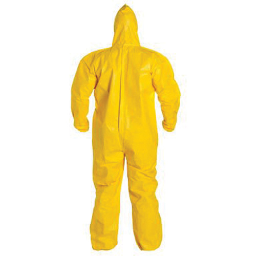 Combinaison &agrave; capuchon, Tychem 2000, 2T-Grand, Jaune Absolute Business Supply