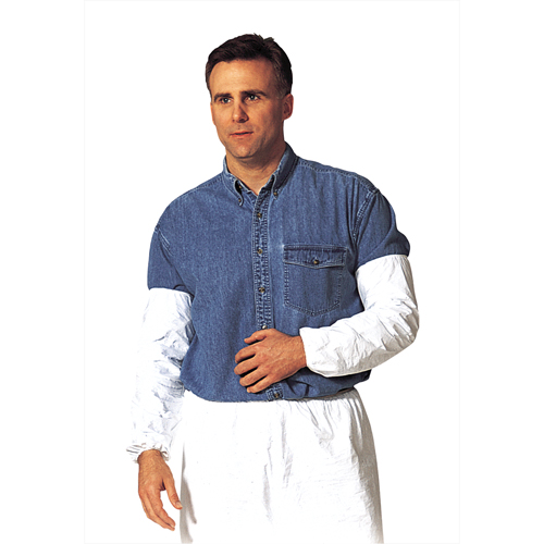 Sleeves, 18" long, Tyvek&reg; 400, White Absolute Business Supply