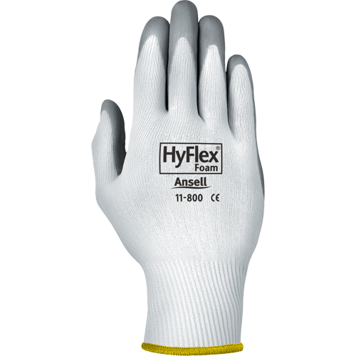 Gants Hyflex 11-800, 8/Moyen, R&ecirc;vetement Mousse de nitrile, Calibre 15, Enveloppe en Nylon Absolute Business Supply