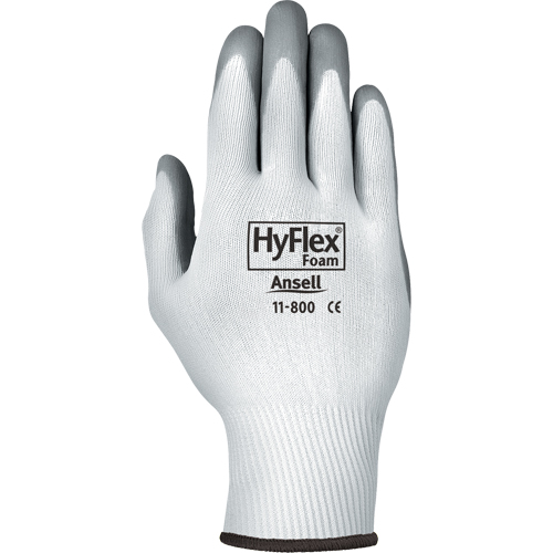 Gants Hyflex 11-800, 10/T-Grand, R&ecirc;vetement Mousse de nitrile, Calibre 15, Enveloppe en Nylon Absolute Business Supply