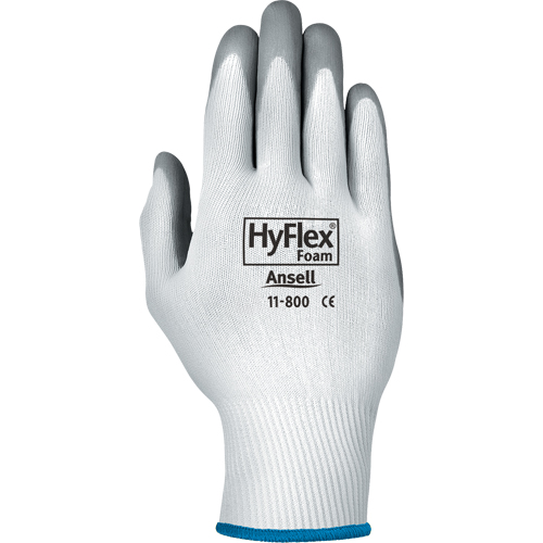 Gants Hyflex 11-800, 11/2T-Grand, R&ecirc;vetement Mousse de nitrile, Calibre 15, Enveloppe en Nylon Absolute Business Supply