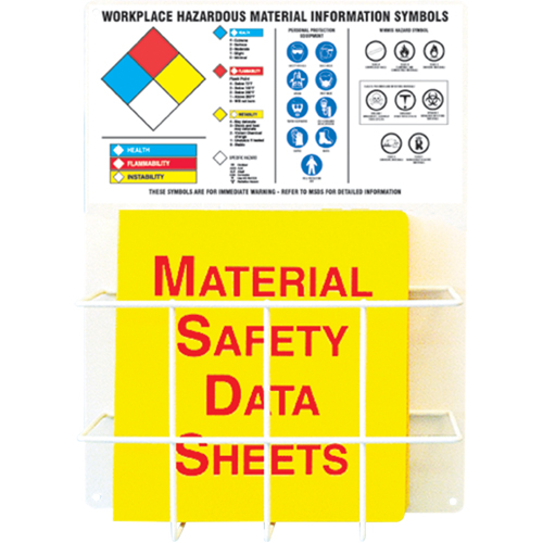 Haz-Mat Basket Style Centre Boards, English, Binders Included Absolute Business Supply