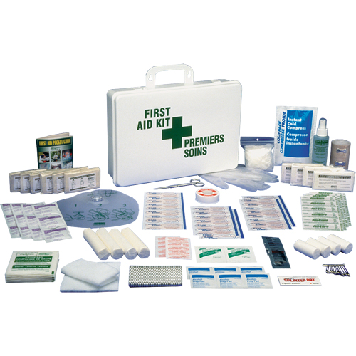 Office Standard First Aid Kits, Class 1 Medical Device, Plastic Box Absolute Business Supply
