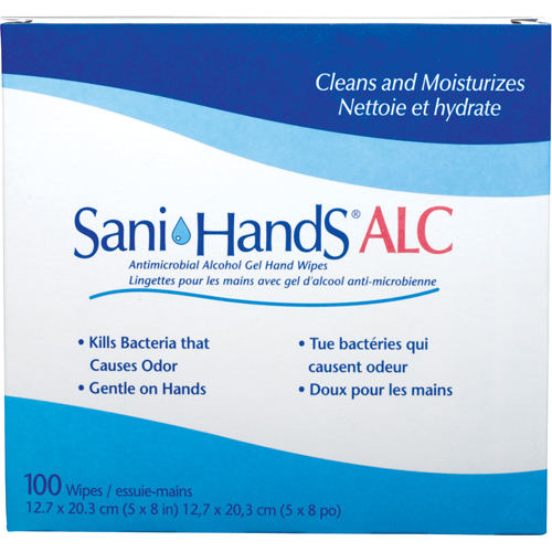 Sani-Hands&reg; ALC Antimicrobial Hand Wipes, Packet Absolute Business Supply