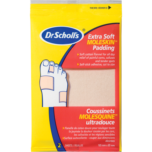Tampons Moleskin Plus de Dr Scholl's Absolute Business Supply