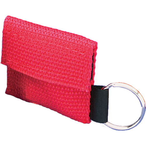 CPR Faceshields In Pouch with Key Ring, Single Use Faceshield, Class 2 Absolute Business Supply