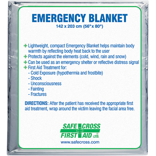 Rescue Foil Blankets, Aluminized Polyester Absolute Business Supply