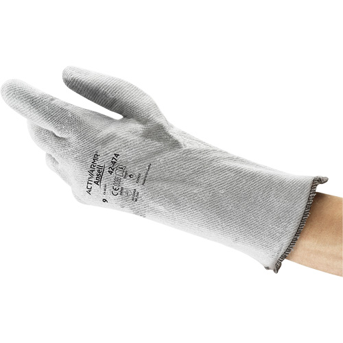 Gants souples Crusader 42-474, Nitrile, T-Grand, Prot&egrave;ge jusqu'&agrave; 400° F (204° C) Absolute Business Supply