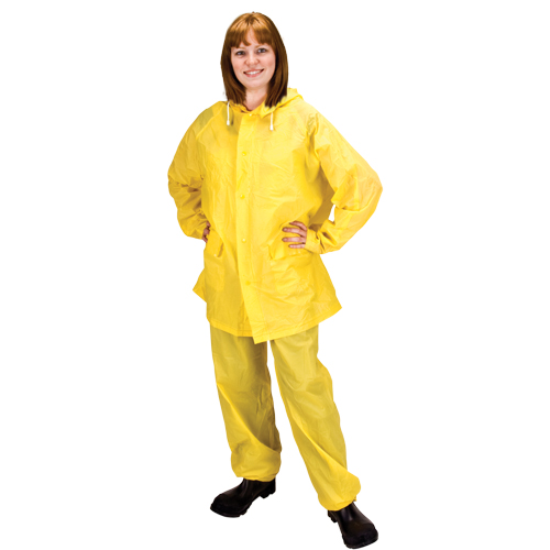 RZ300 Rain Suit, PVC, Small, Yellow Absolute Business Supply