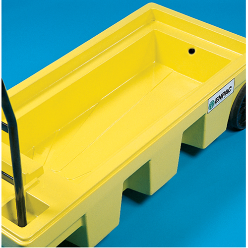 Chariots Poly-Spillcart, 66,5" lo x 29" la x 43,9" h, Cap. de d&eacute;versement 57 gal. US Absolute Business Supply