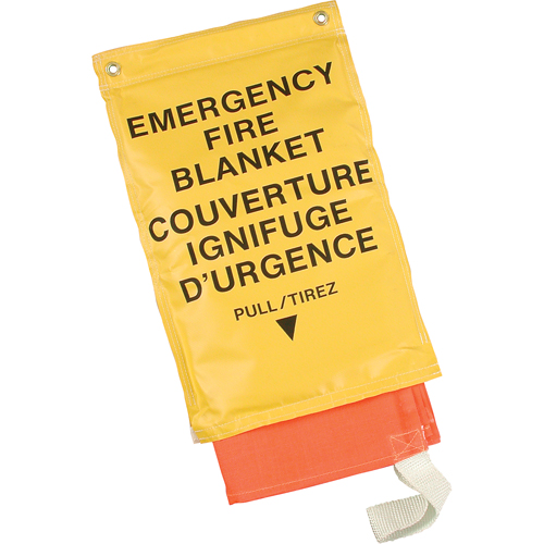 Emergency Fire Blankets, Fibreglass, 72"L x 72"W Absolute Business Supply