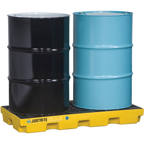 EcoPolyBlend Accumulation Centers, 24 US gal. Spill Capacity, 49" x 25" x 5.5" Absolute Business Supply
