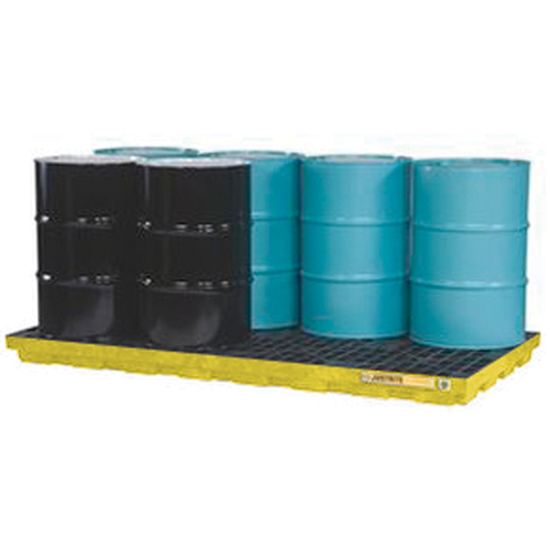 EcoPolyBlend Accumulation Centers, 98 US gal. Spill Capacity, 97" x 49" x 5.5" Absolute Business Supply