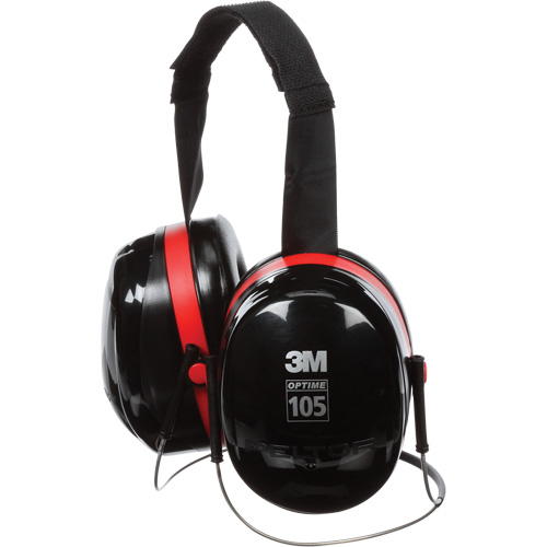 Serres-t&ecirc;tes de s&eacute;rie Peltor Optime 105, Cordon cervical, 29 NRR dB Absolute Business Supply