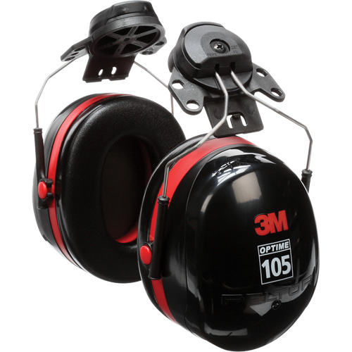 Peltor Optime 105 Series Earmuffs, Cap Mount, 27 NRR dB Absolute Business Supply