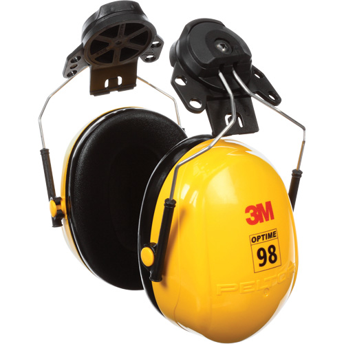 Peltor Optime 98 Series Earmuffs, Cap Mount, 23 NRR dB Absolute Business Supply