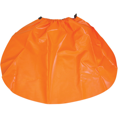 Hard Hat Rain Shield, One Size, Orange, Nylon/PVC Absolute Business Supply