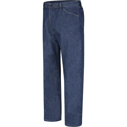 Pantalons en denim pr&eacute;lav&eacute;s de coupe classique EXCEL FR, Tour de taille 34, Entrejambe 37 Absolute Business Supply
