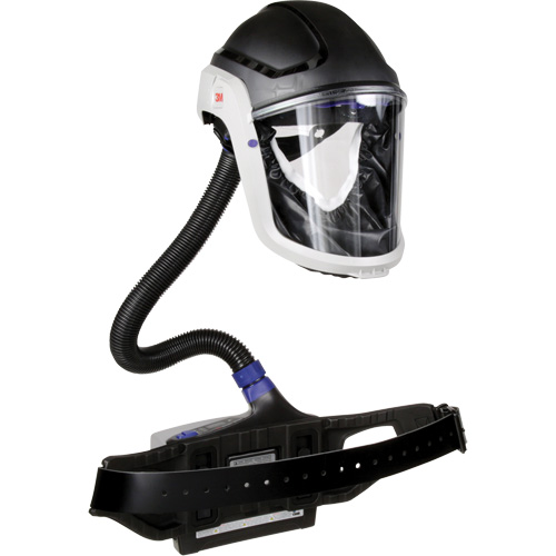 Versaflo Powered Air Purifying Respirator TR-600 Heavy Industrial Kit, Hard Hat & Faceshield, Lithium-Ion Battery Absolute Business Supply