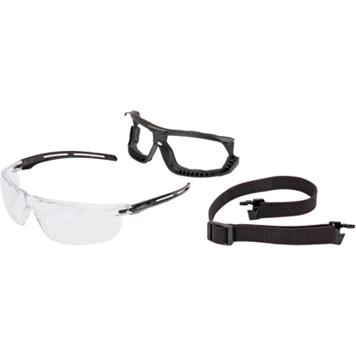 Uvex&reg; Tirade Sealed Safety Glasses, Clear Lens, Anti-Fog, ANSI Z87+/Meets/Exceeds CSA Z94.3 Absolute Business Supply