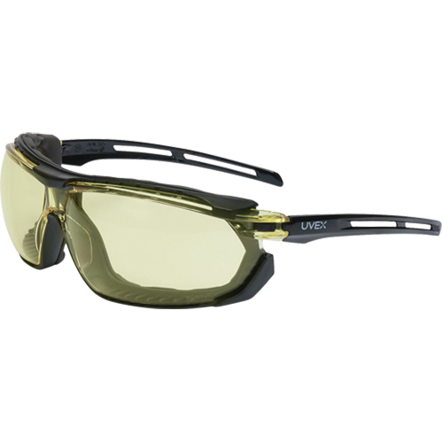 Lunettes de s&eacute;curit&eacute; &eacute;tanches Uvex Tirade, Lentille Ambr&eacute;e, Antibu&eacute;e, ANSI Z87+/R&eacute;pond ou surpasse la norme CSA Z94.3 Absolute Business Supply