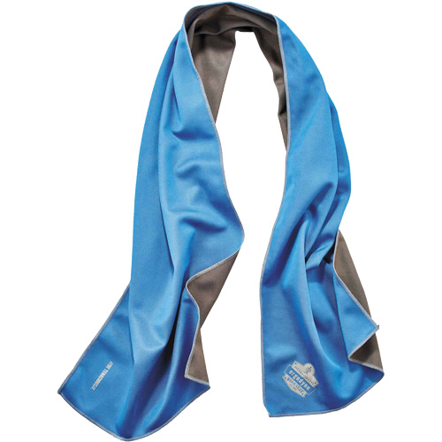 Chill-Its&reg; 6602MF Microfiber Cooling Towel, Blue Absolute Business Supply