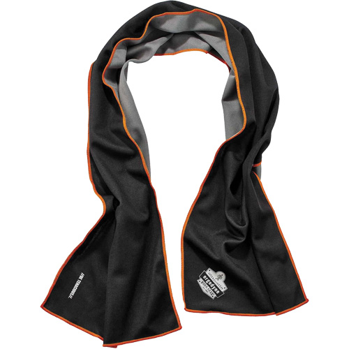 Chill-Its&reg; 6602MF Microfiber Cooling Towel, Black Absolute Business Supply