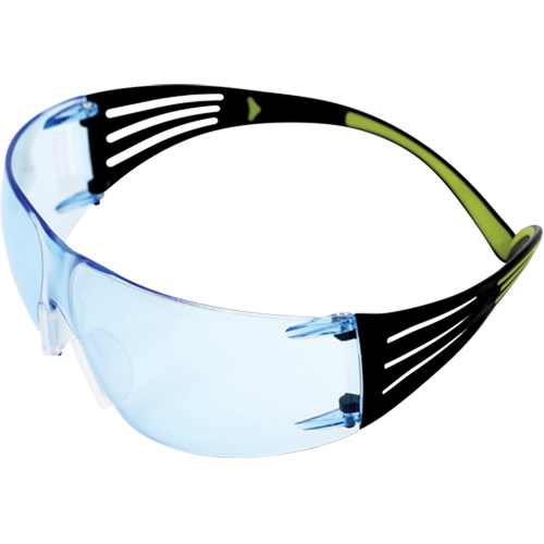 Lunettes de s&eacute;curit&eacute; SecureFit s&eacute;rie 400, Lentille Bleu, Antibu&eacute;e/Anti-&eacute;gratignures, ANSI Z87+/R&eacute;pond ou surpasse la norme CSA Z94.3 Absolute Business Supply