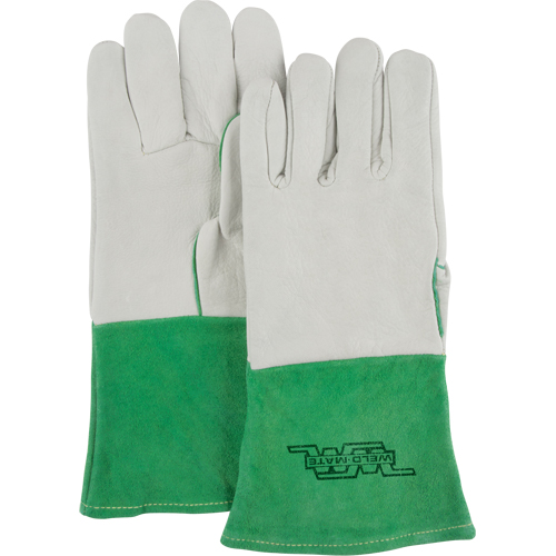 Gants de soudage TIG de premi&egrave;re qualit&eacute;, Cuir fleur de vache, Taille Moyen Absolute Business Supply