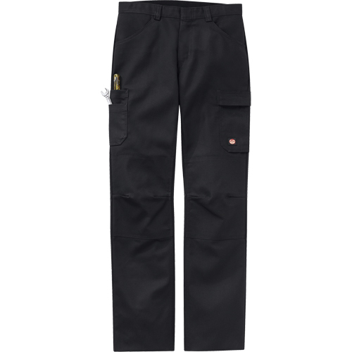 Pantalons performance pour atelier, Toile/Coton/Polyester, Noir, Taille 30, Entrejambe 37 Absolute Business Supply