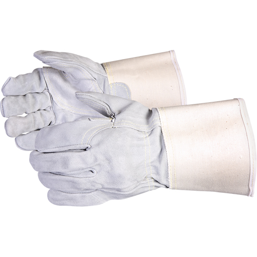 Gants r&eacute;sistant &agrave; la coupure de qualit&eacute; sup&eacute;rieure pour ajusteur Endura , Moyen, Paume en Cuir de vache refendu Absolute Business Supply