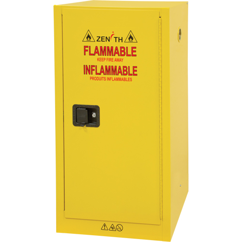 Armoire pour produits inflammables, 16 gal., 1 Porte(s), 23" La x 44" h x 18" p Absolute Business Supply