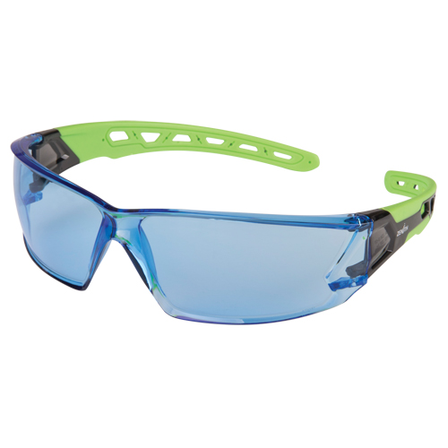 Z2500 Series Safety Glasses, Blue Lens, Anti-Scratch, ANSI Z87+/Meets/Exceeds CSA Z94.3 Absolute Business Supply